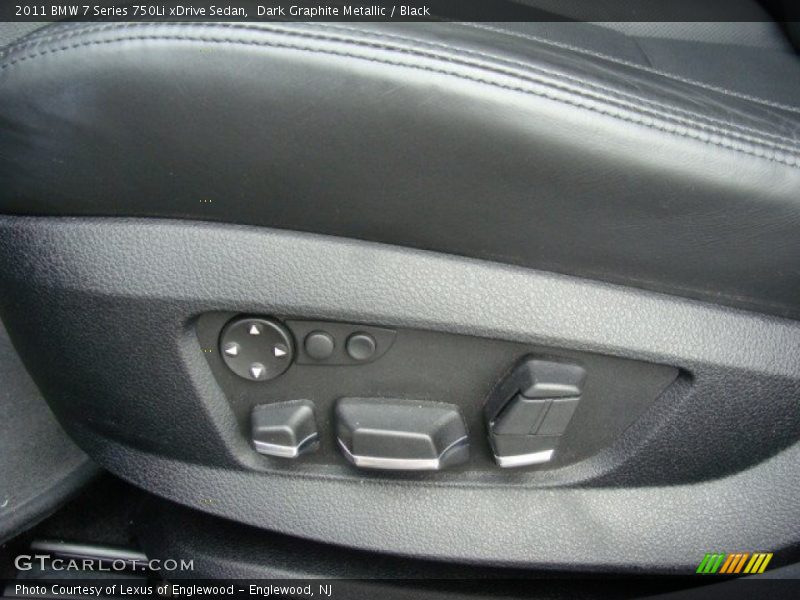 Dark Graphite Metallic / Black 2011 BMW 7 Series 750Li xDrive Sedan