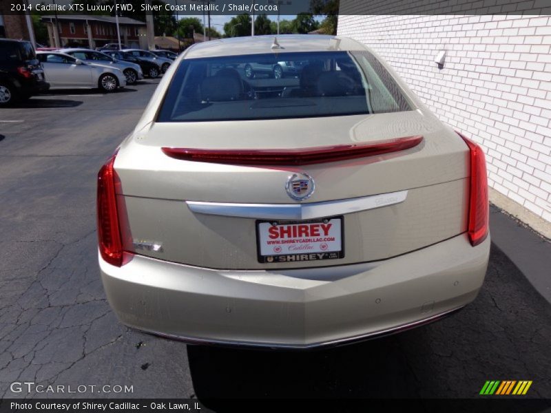 Silver Coast Metallic / Shale/Cocoa 2014 Cadillac XTS Luxury FWD