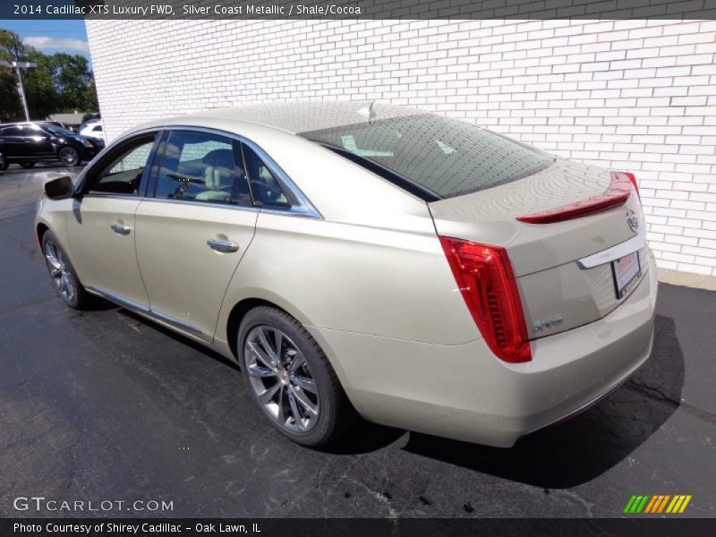 Silver Coast Metallic / Shale/Cocoa 2014 Cadillac XTS Luxury FWD