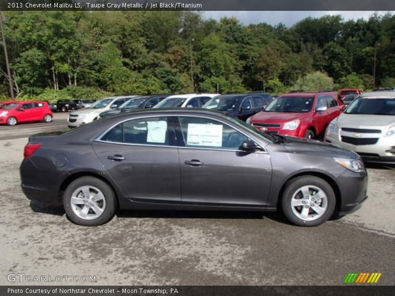 Taupe Gray Metallic / Jet Black/Titanium 2013 Chevrolet Malibu LS