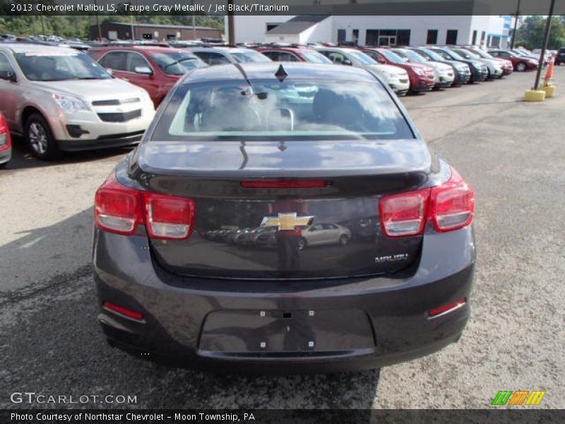 Taupe Gray Metallic / Jet Black/Titanium 2013 Chevrolet Malibu LS