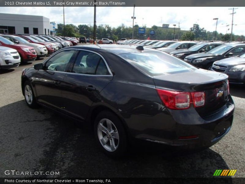 Taupe Gray Metallic / Jet Black/Titanium 2013 Chevrolet Malibu LS