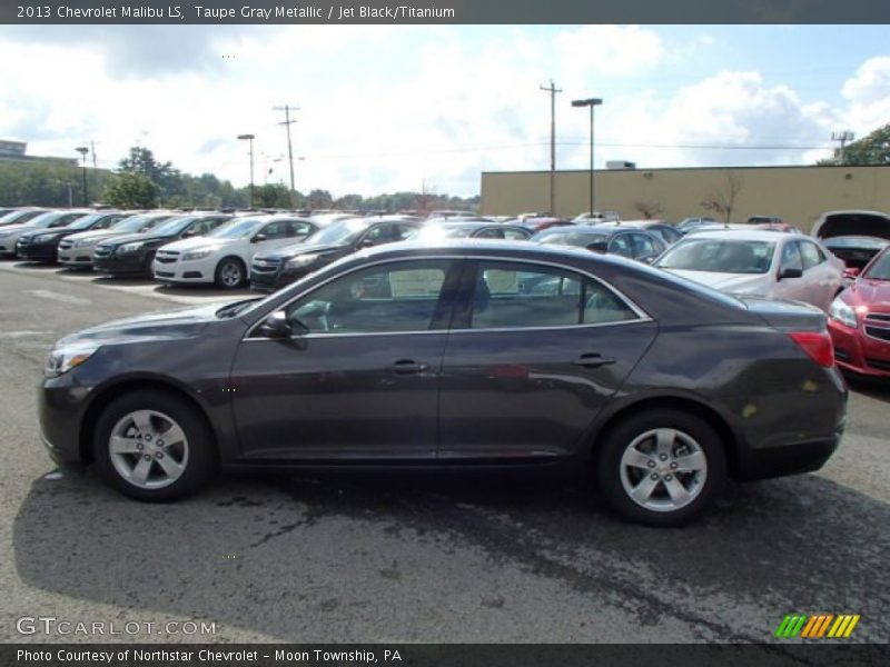Taupe Gray Metallic / Jet Black/Titanium 2013 Chevrolet Malibu LS