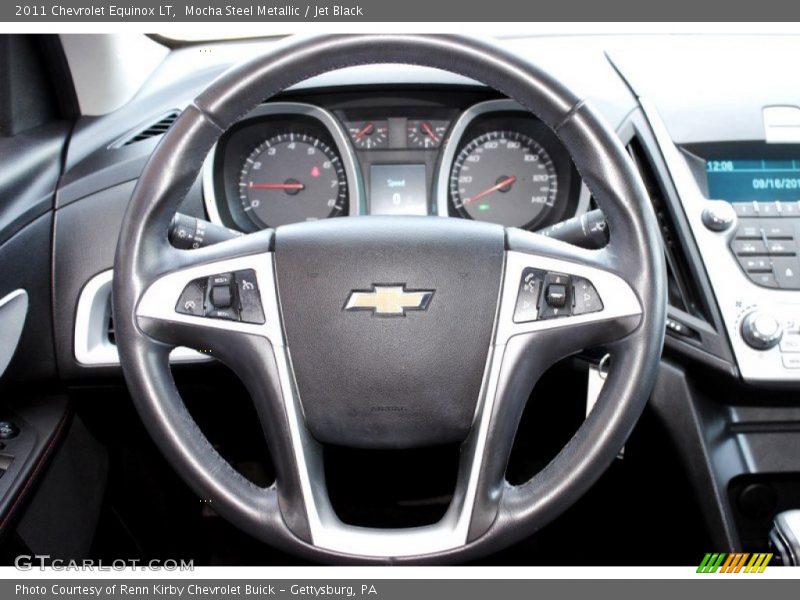 Mocha Steel Metallic / Jet Black 2011 Chevrolet Equinox LT