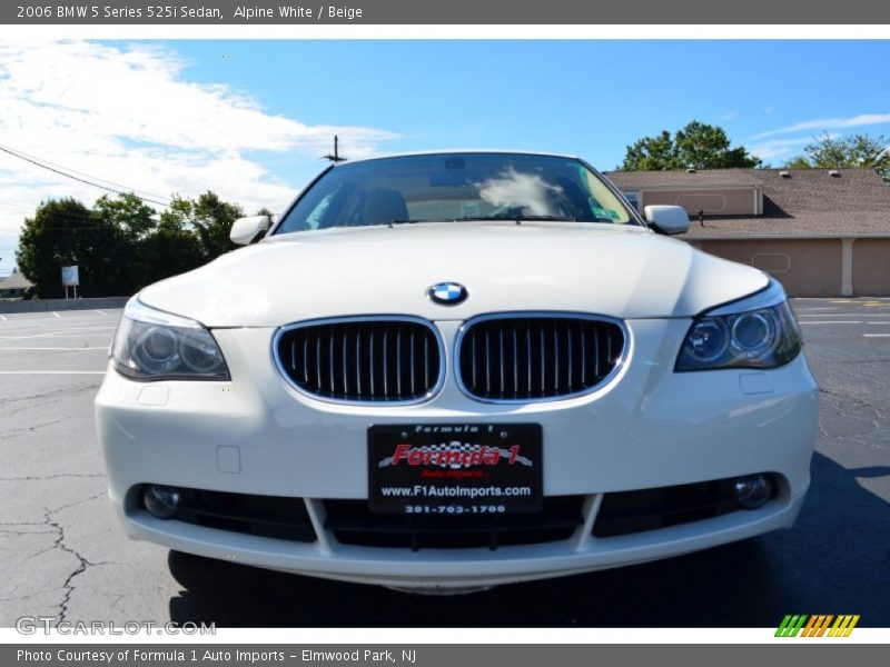 Alpine White / Beige 2006 BMW 5 Series 525i Sedan