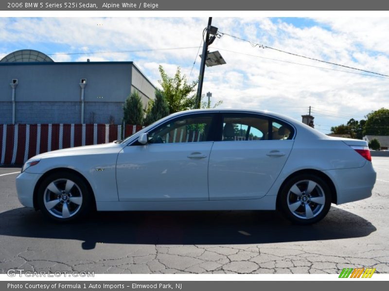 Alpine White / Beige 2006 BMW 5 Series 525i Sedan