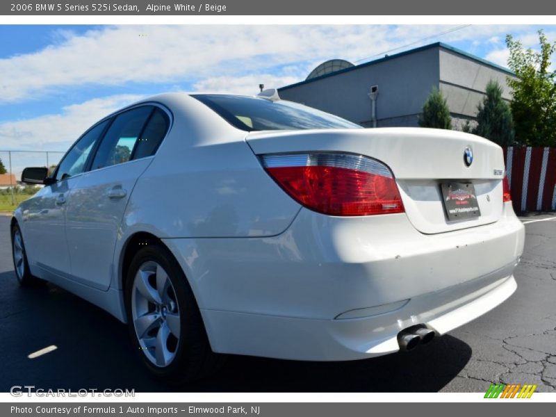 Alpine White / Beige 2006 BMW 5 Series 525i Sedan