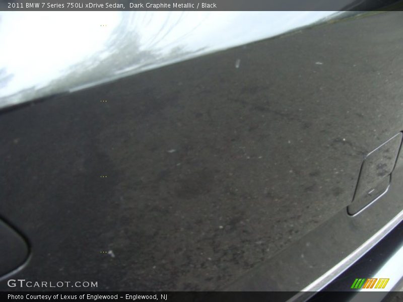 Dark Graphite Metallic / Black 2011 BMW 7 Series 750Li xDrive Sedan