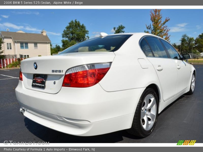 Alpine White / Beige 2006 BMW 5 Series 525i Sedan