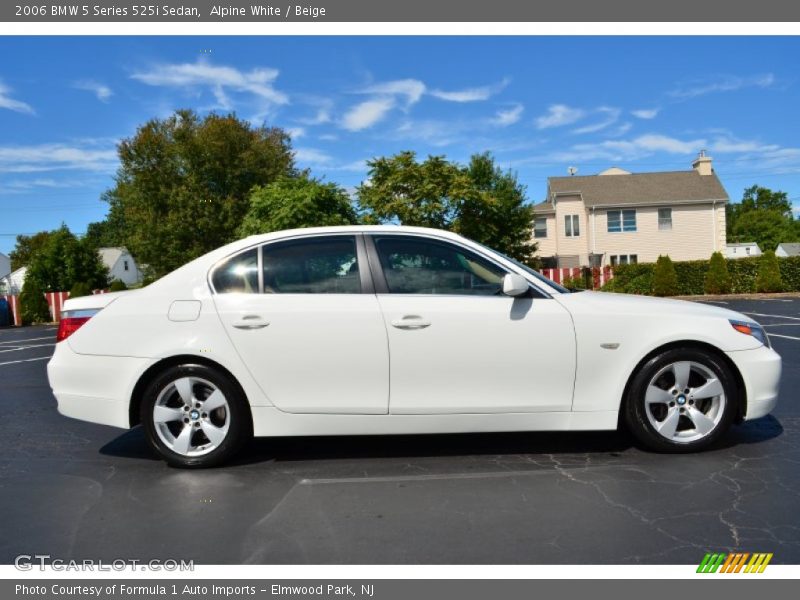 Alpine White / Beige 2006 BMW 5 Series 525i Sedan