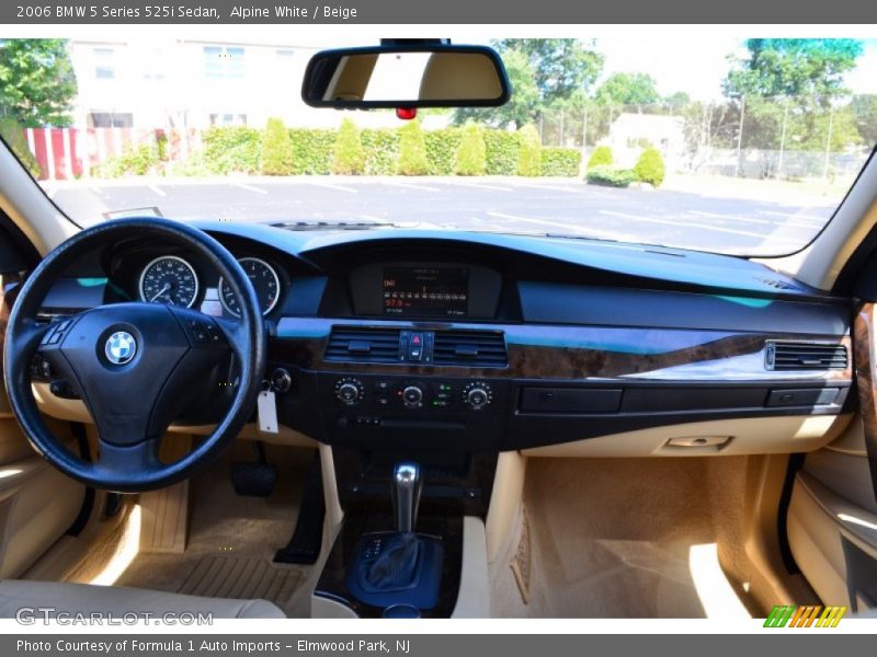 Alpine White / Beige 2006 BMW 5 Series 525i Sedan