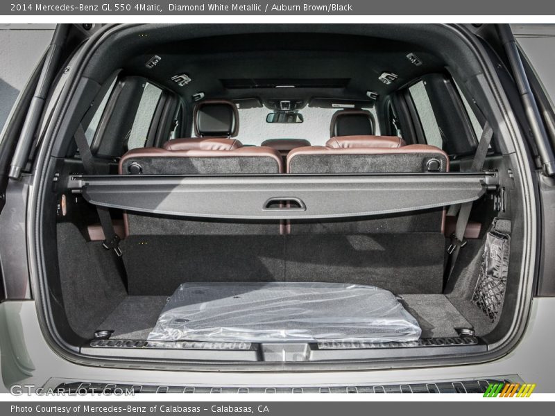 Diamond White Metallic / Auburn Brown/Black 2014 Mercedes-Benz GL 550 4Matic