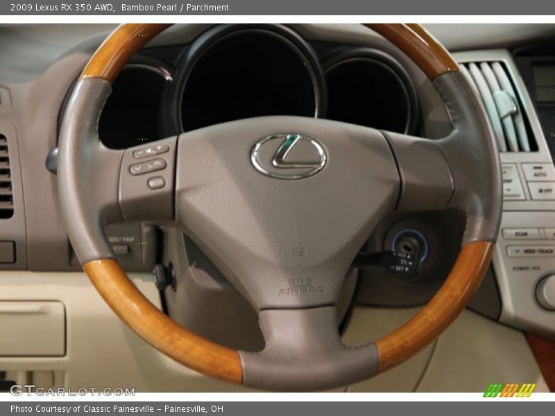 Bamboo Pearl / Parchment 2009 Lexus RX 350 AWD