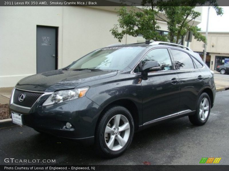 Smokey Granite Mica / Black 2011 Lexus RX 350 AWD