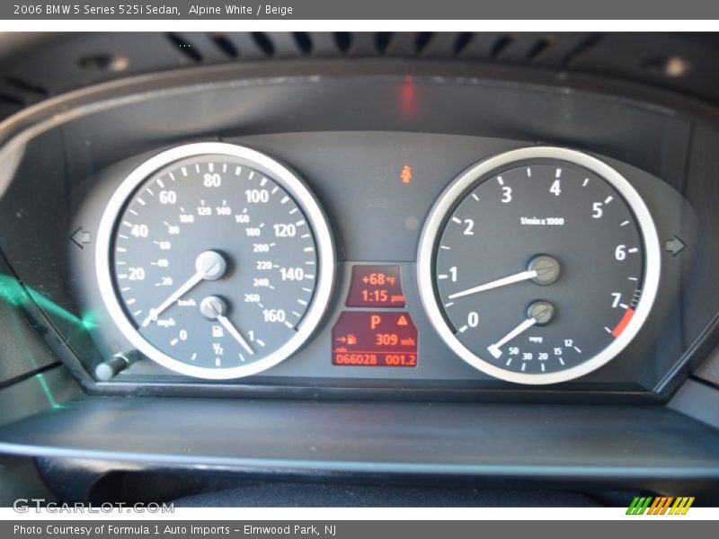 Alpine White / Beige 2006 BMW 5 Series 525i Sedan