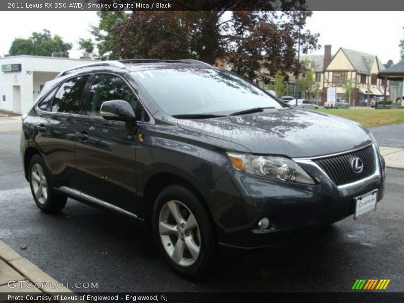Smokey Granite Mica / Black 2011 Lexus RX 350 AWD
