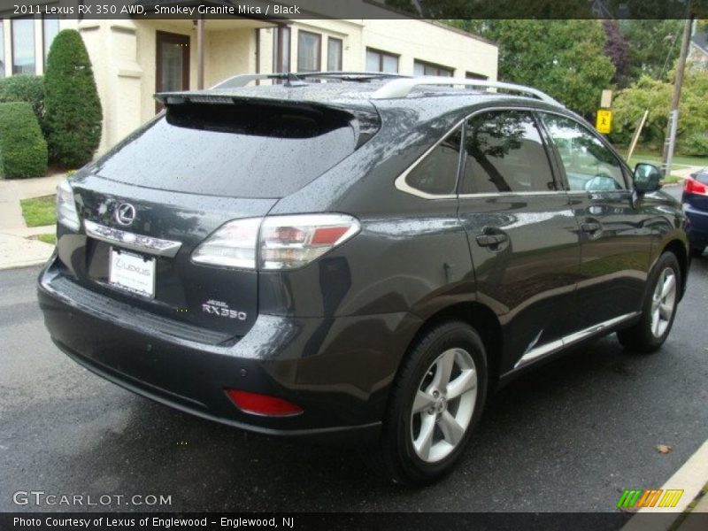 Smokey Granite Mica / Black 2011 Lexus RX 350 AWD