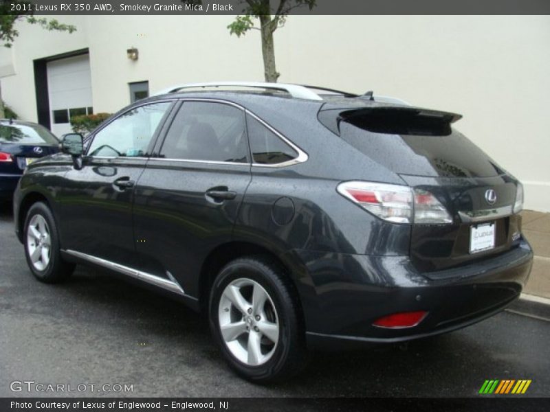 Smokey Granite Mica / Black 2011 Lexus RX 350 AWD