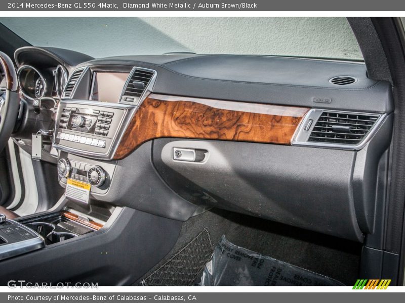 Diamond White Metallic / Auburn Brown/Black 2014 Mercedes-Benz GL 550 4Matic