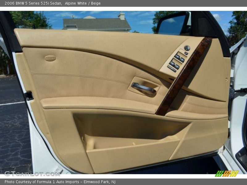 Alpine White / Beige 2006 BMW 5 Series 525i Sedan