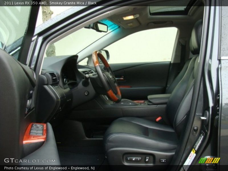 Smokey Granite Mica / Black 2011 Lexus RX 350 AWD