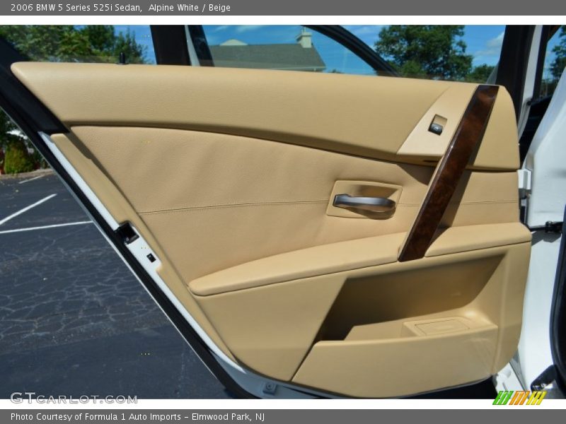 Alpine White / Beige 2006 BMW 5 Series 525i Sedan