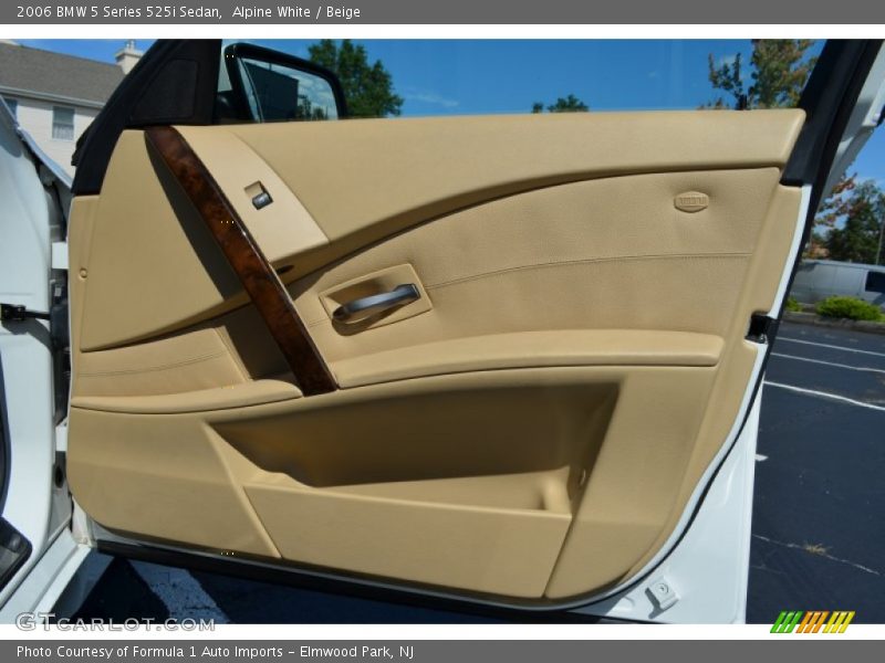 Alpine White / Beige 2006 BMW 5 Series 525i Sedan