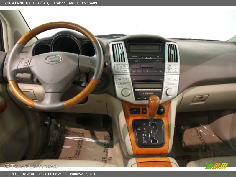 Bamboo Pearl / Parchment 2009 Lexus RX 350 AWD