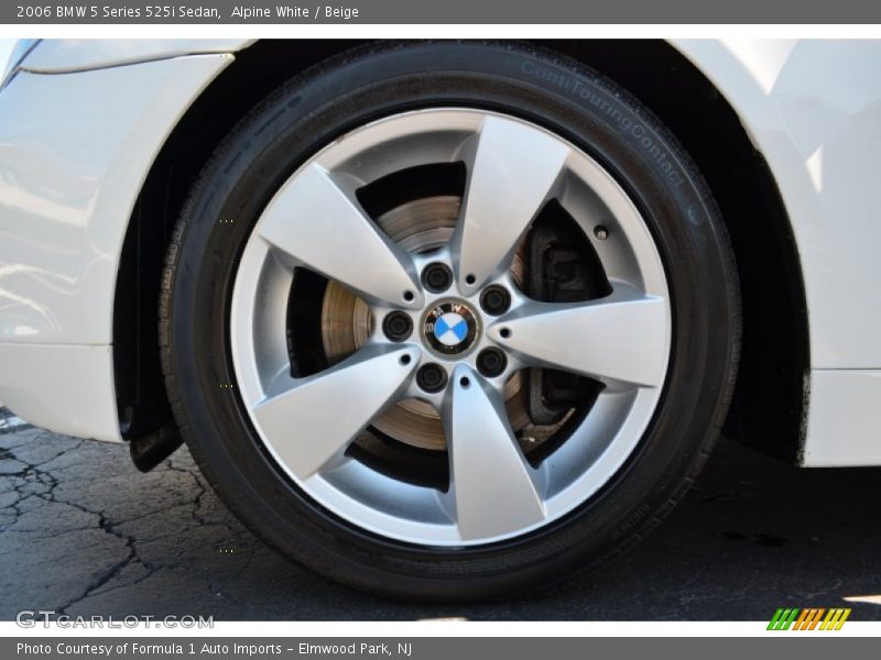 Alpine White / Beige 2006 BMW 5 Series 525i Sedan