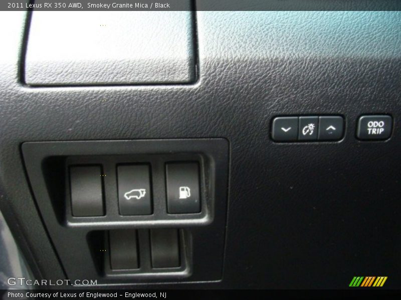 Smokey Granite Mica / Black 2011 Lexus RX 350 AWD