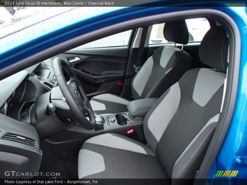 Blue Candy / Charcoal Black 2014 Ford Focus SE Hatchback