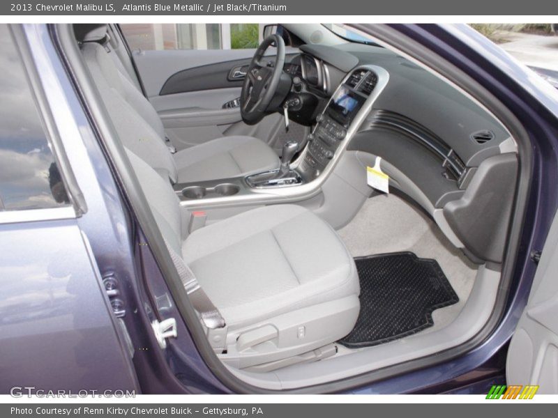 Atlantis Blue Metallic / Jet Black/Titanium 2013 Chevrolet Malibu LS