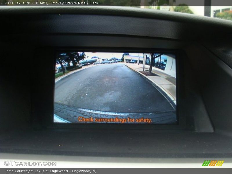 Smokey Granite Mica / Black 2011 Lexus RX 350 AWD