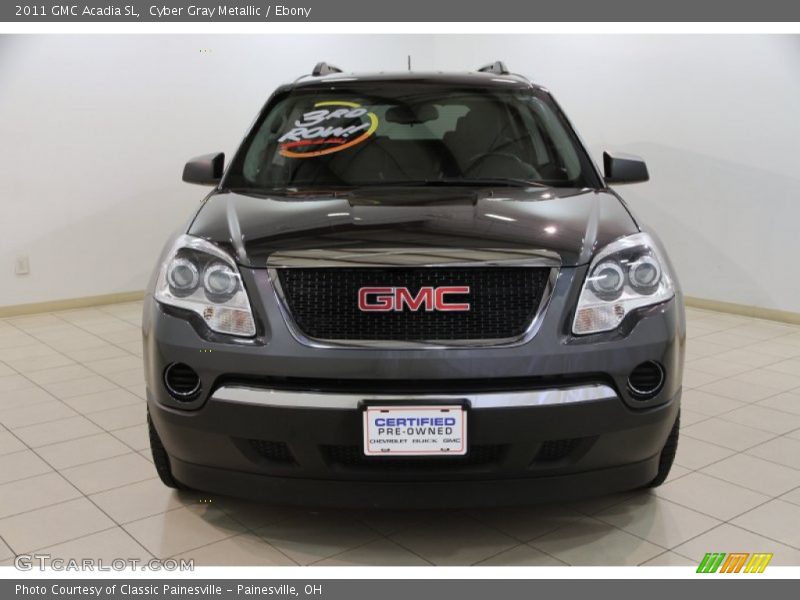 Cyber Gray Metallic / Ebony 2011 GMC Acadia SL