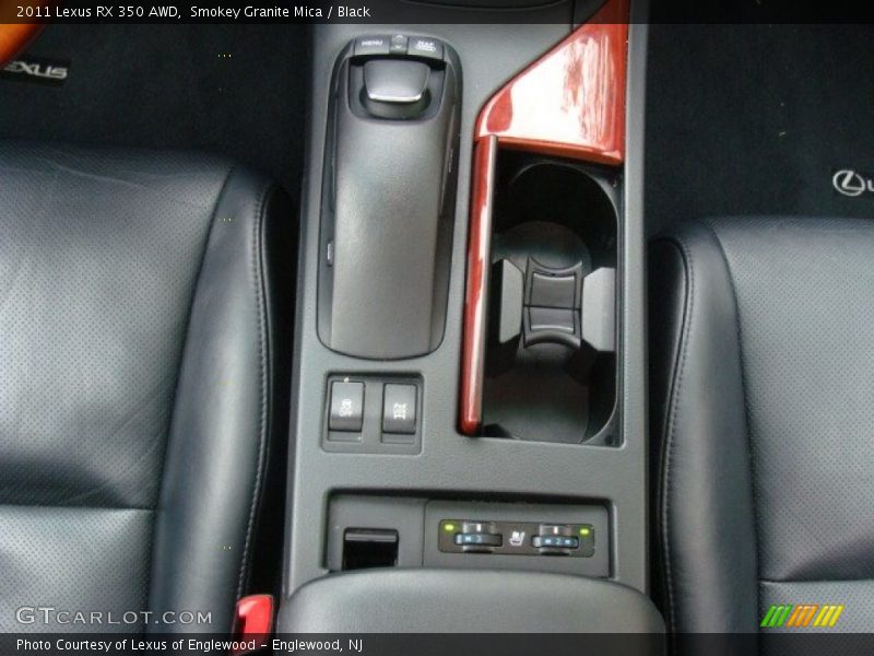 Smokey Granite Mica / Black 2011 Lexus RX 350 AWD