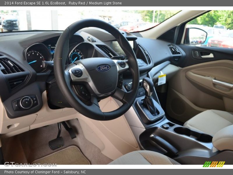 Ruby Red / Medium Light Stone 2014 Ford Escape SE 1.6L EcoBoost