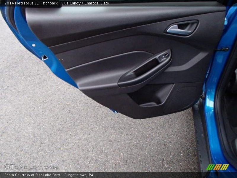 Blue Candy / Charcoal Black 2014 Ford Focus SE Hatchback