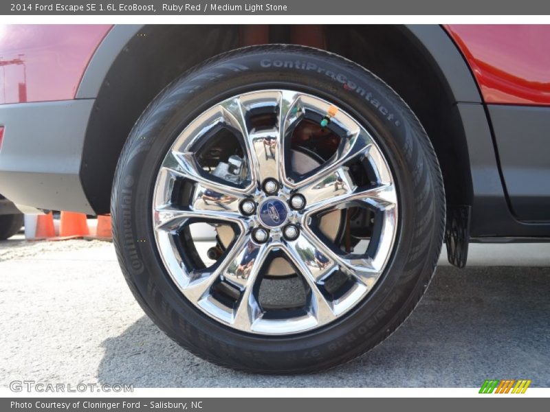 Ruby Red / Medium Light Stone 2014 Ford Escape SE 1.6L EcoBoost