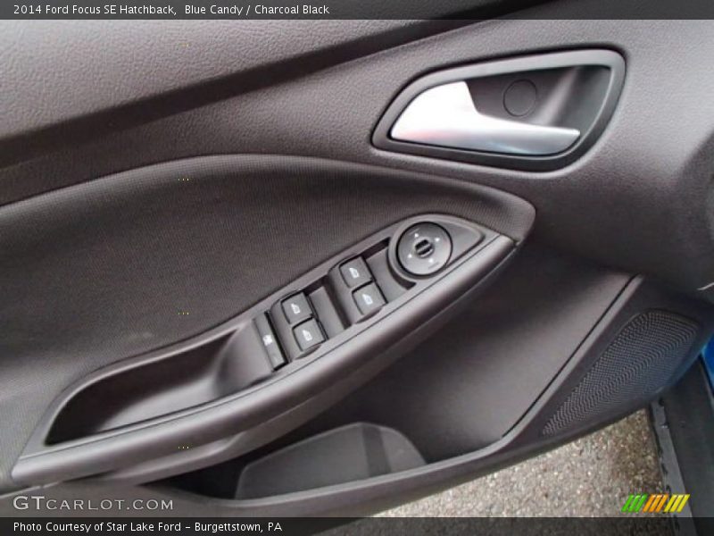 Blue Candy / Charcoal Black 2014 Ford Focus SE Hatchback