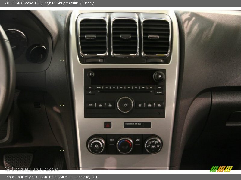 Cyber Gray Metallic / Ebony 2011 GMC Acadia SL