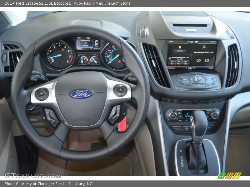 Ruby Red / Medium Light Stone 2014 Ford Escape SE 1.6L EcoBoost