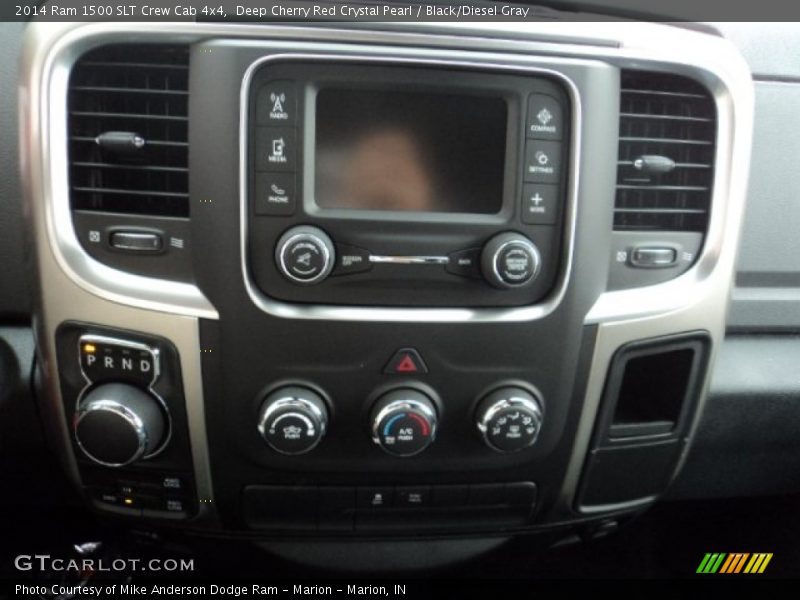 Deep Cherry Red Crystal Pearl / Black/Diesel Gray 2014 Ram 1500 SLT Crew Cab 4x4