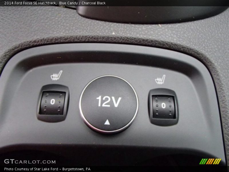 Blue Candy / Charcoal Black 2014 Ford Focus SE Hatchback