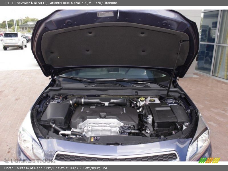 Atlantis Blue Metallic / Jet Black/Titanium 2013 Chevrolet Malibu LS