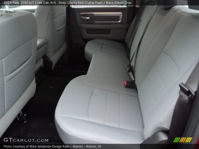 Deep Cherry Red Crystal Pearl / Black/Diesel Gray 2014 Ram 1500 SLT Crew Cab 4x4