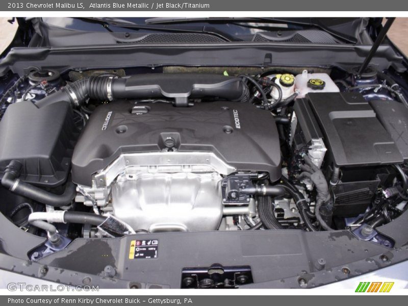 Atlantis Blue Metallic / Jet Black/Titanium 2013 Chevrolet Malibu LS