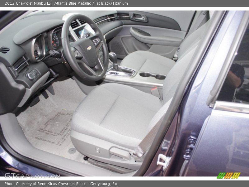 Atlantis Blue Metallic / Jet Black/Titanium 2013 Chevrolet Malibu LS