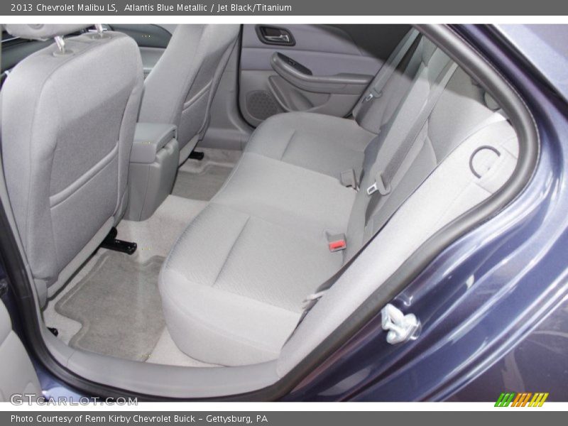 Atlantis Blue Metallic / Jet Black/Titanium 2013 Chevrolet Malibu LS
