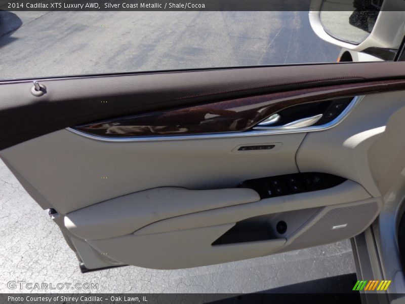 Silver Coast Metallic / Shale/Cocoa 2014 Cadillac XTS Luxury AWD