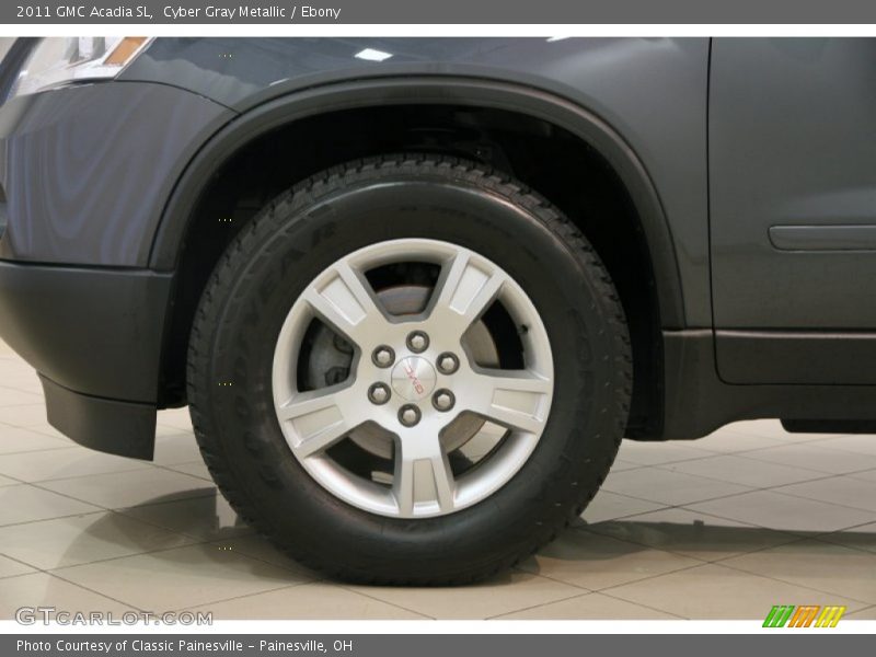 Cyber Gray Metallic / Ebony 2011 GMC Acadia SL